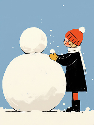 JPG 여자 행복 겨울 일러스트 청소년 눈사람 털모자 한명 미소 들기 야외 파란색 목도리 눈 추억 즐거움 털장갑 눈사람만들기 쌓인눈 눈내림 십대여자한명만 국내일러스트 AI일러스트 AI콘텐츠 자연요소 모자_잡화 1 잡화 계절 감정 컬러 장갑 컨셉 모션 날씨 눈_날씨 표정 사람 만들기 여자한명만 십대여자만 파일형식