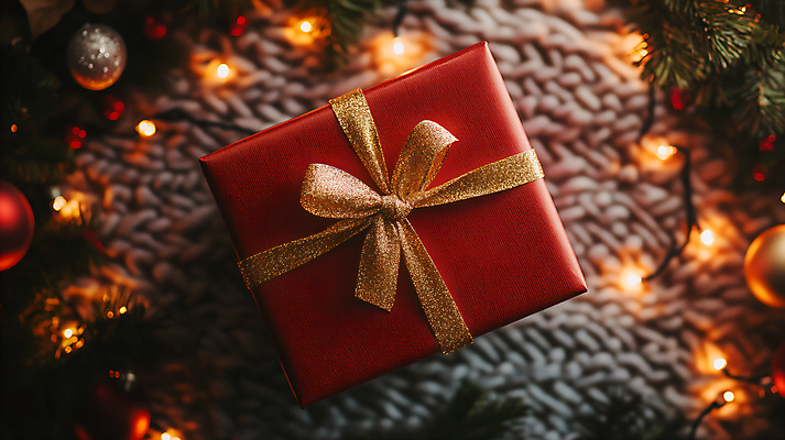 JPG 편집이미지 리본 크리스마스장식 크리스마스 사람없음 선물상자 한개 오브젝트 솔잎 핀전구 오너먼트 편집실사 AI포토 AI콘텐츠 1 기념일 잎 전구 선물 상자 CG 파일형식