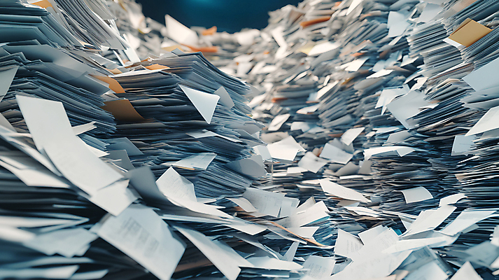 JPG 편집이미지 종이 비즈니스 사람없음 쌓기 업무 작업 가득함 문서 파일 서류더미 편집실사 AI포토 AI콘텐츠 모션 CG 파일형식 더미