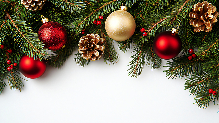 JPG 편집이미지 크리스마스 사람없음 장식 디지털합성 솔방울 솔잎 오너먼트 편집실사 AI포토 AI콘텐츠 기념일 잎 크리스마스장식 CG 파일형식