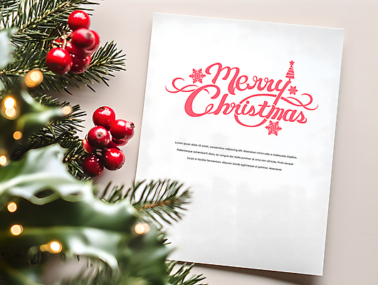 PSD 편집이미지 열매 행복 종이 크리스마스 눈꽃 타이포그라피 사람없음 기쁨 솔잎 이미지편집 카드프레임 식물 문자 기념일 감정 잎 프레임 눈_날씨 파일형식