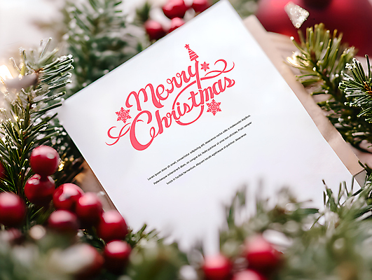 PSD 편집이미지 열매 행복 종이 크리스마스 눈꽃 타이포그라피 사람없음 기쁨 솔잎 이미지편집 카드프레임 식물 문자 기념일 감정 잎 프레임 눈_날씨 파일형식