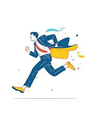 전신 남자 일러스트 성공 한명 정장 성인 달리기 직장인 꽃가루 성인남자한명만 국내일러스트 AI파일 직업 1 옷 컨셉 모션 사람 가루 남자한명만 성인남자만 파일형식 벡터