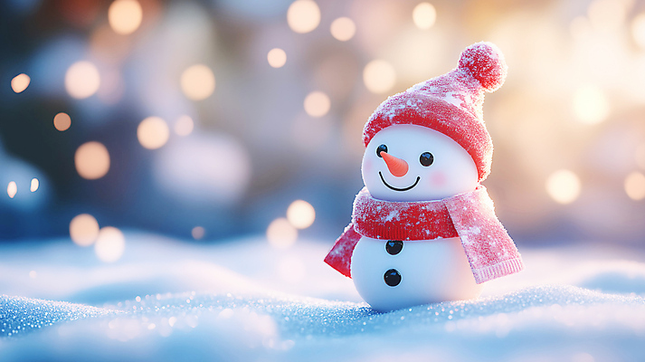 JPG 편집이미지 행복 겨울 눈사람 털모자 사람없음 빛 목도리 기쁨 눈 보케 편집실사 AI컴퓨터그래픽 AI콘텐츠 자연요소 모자_잡화 잡화 계절 감정 날씨 CG 파일형식