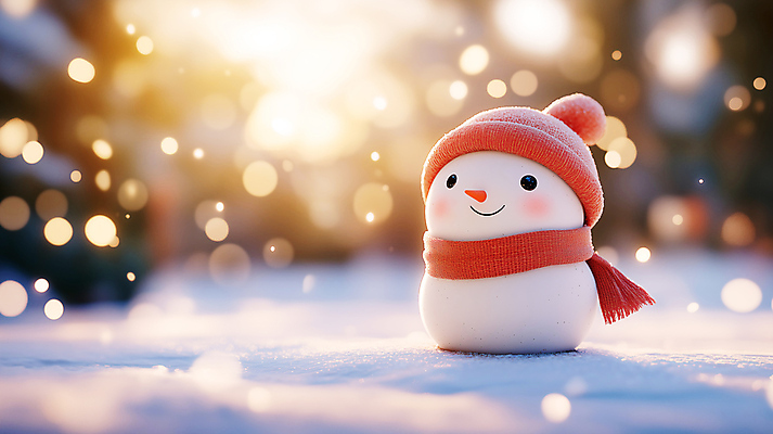 JPG 편집이미지 행복 겨울 눈사람 털모자 사람없음 햇빛 목도리 기쁨 보케 편집실사 AI컴퓨터그래픽 AI콘텐츠 모자_잡화 잡화 계절 감정 태양 CG 파일형식