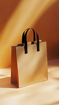 JPG 편집이미지 선물 사람없음 쇼핑 햇빛 쇼핑백 갈색 상품 디지털합성 편집실사 AI포토 AI콘텐츠 컬러 가방 태양 CG 파일형식