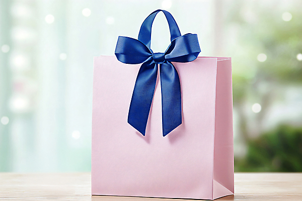 JPG 편집이미지 리본 분홍색 선물 사람없음 쇼핑 쇼핑백 상품 디지털합성 편집실사 AI포토 AI콘텐츠 컬러 가방 CG 파일형식