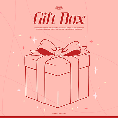 기념일 리본 분홍색 크리스마스 라인일러스트 일러스트 사람없음 선물상자 반짝임 축하 심플 국내일러스트 AI파일 컬러 컨셉 모션 선물 이벤트 상자 파일형식 벡터