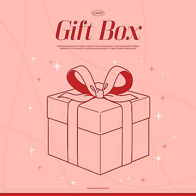 기념일 리본 분홍색 크리스마스 라인일러스트 일러스트 사람없음 선물상자 반짝임 축하 국내일러스트 AI파일 컬러 컨셉 모션 선물 이벤트 상자 파일형식 벡터
