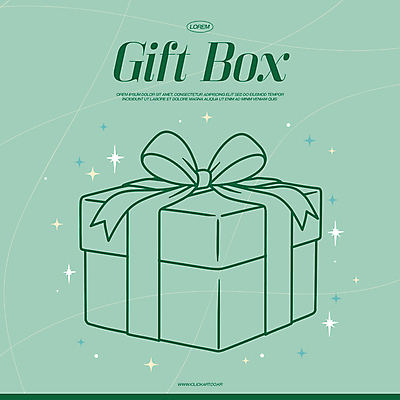 기념일 리본 크리스마스 라인일러스트 일러스트 사람없음 초록색 선물상자 반짝임 축하 심플 민트색 국내일러스트 AI파일 컬러 컨셉 모션 선물 이벤트 상자 파일형식 벡터