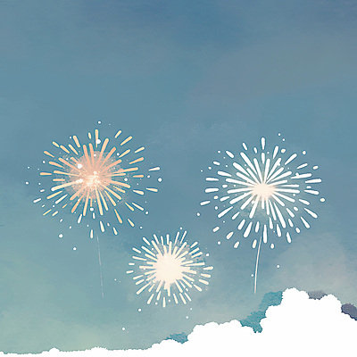 JPG 구름 일러스트 밤하늘 폭죽 불꽃놀이 풍경 사람없음 빛 국내일러스트 AI일러스트 AI콘텐츠 자연요소 놀이 하늘 야간 파일형식