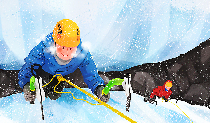 전신 PSD 여자 남자 밧줄 겨울 일러스트 겨울스포츠 매달리기 성인 두명 운동 얼음 장비 추위 눈 안전모 암벽등반 빙벽등반 클라이밍 성인만 국내일러스트 자연요소 계절 줄 스포츠 모션 날씨 건강 사람 등산 등반 헬멧 안전장비 파일형식