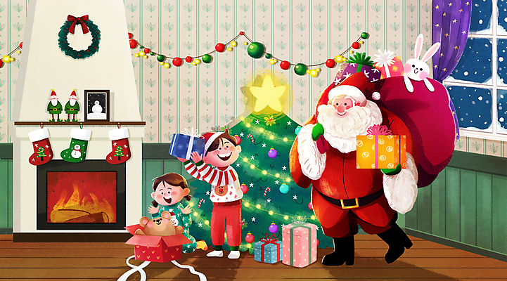 자연요소 모자_잡화 잡화 계절 여자 기념일 남자 감정 어린이 컨셉 크리스마스 전구 포유류 모션 선물 사람 성인 장식 반려동물 상자 파일형식 노년 보따리 별 풀기 들기 알전구 소녀 소년 양말장식 리본 창문 토끼 리스장식 선물상자 전신 세명 겨울 산타클로스 벽난로 크리스마스트리 PSD 일러스트 추억 국내일러스트 즐거움 산타모자 목도리