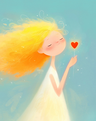 JPG 여자 어린이 하늘색 일러스트 천사 사랑 한명 미소 소녀 상반신 금발 손들기 눈감음 하트 포근함 순수 천사날개 소녀한명만 국내일러스트 AI일러스트 AI콘텐츠 모양 1 헤어스타일 감정 컨셉 날개 모션 표정 사람 파란색 감각 여자한명만 소녀만 파일형식