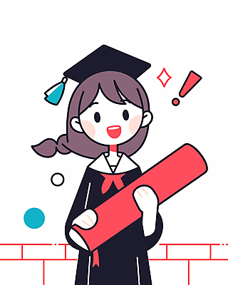 여자 일러스트 학사모 졸업 청소년 졸업생 한명 미소 들기 상반신 기쁨 졸업장 십대여자한명만 국내일러스트 AI파일 모자_잡화 1 교육 감정 모션 표정 사람 여자한명만 십대여자만 파일형식 벡터