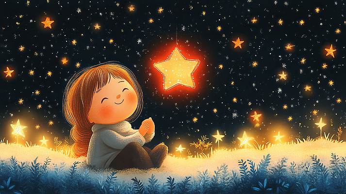 JPG 여자 어린이 일러스트 밤하늘 사랑 한명 미소 앉기 소녀 잔디 반짝임 주황색 어둠 신비 순수 호기심 별빛 환상 소녀한명만 동심 국내일러스트 AI일러스트 AI콘텐츠 식물 1 감정 별 컬러 컨셉 모션 하늘 표정 사람 빛 야간 여자한명만 소녀만 파일형식