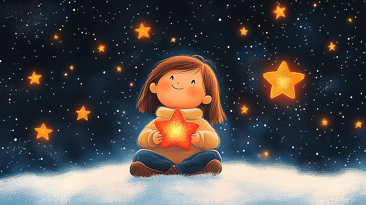 JPG 구름 남자 어린이 일러스트 밤하늘 한명 미소 앉기 소년 반짝임 주황색 어둠 꿈 올려보기 신비 순수 별빛 환상 소년한명만 국내일러스트 AI일러스트 AI콘텐츠 자연요소 1 별 컬러 컨셉 모션 하늘 표정 사람 빛 야간 남자한명만 소년만 파일형식