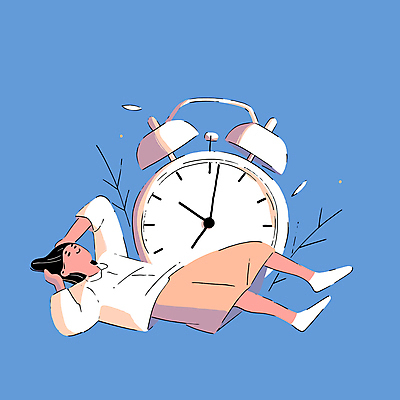 여자 여유 시계 일러스트 휴식 한명 성인 파란색 눕기 눈감음 자명종 알람 편안함 성인여자한명만 국내일러스트 AI파일 1 감정 컬러 컨셉 모션 사람 감각 여자한명만 성인여자만 파일형식 벡터