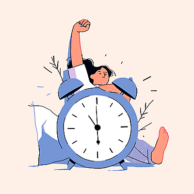 전신 여자 여유 시계 일러스트 휴식 한명 미소 앉기 성인 손들기 스트레칭 자명종 알람 기지개 성인여자한명만 국내일러스트 AI파일 1 감정 컨셉 모션 표정 사람 운동 여자한명만 성인여자만 파일형식 벡터
