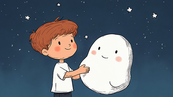 JPG 구름 응시 남자 어린이 일러스트 밤하늘 동화 한명 소년 평화 검은색 고요 꿈 감성 교감 소년한명만 국내일러스트 AI일러스트 AI콘텐츠 자연요소 1 시선 컬러 컨셉 하늘 사람 야간 남자한명만 소년만 파일형식