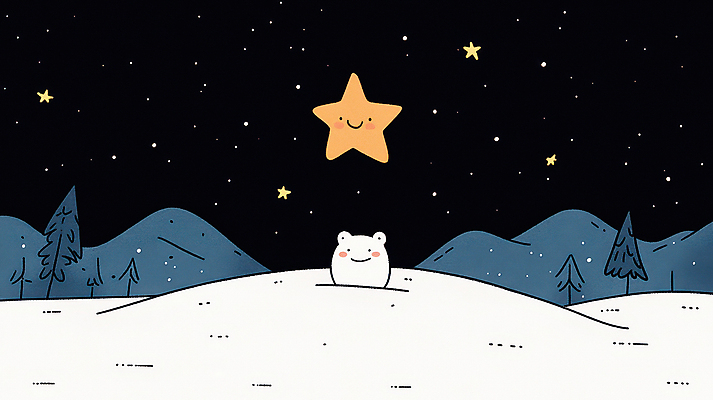 JPG 나무 구름 별 일러스트 밤하늘 동화 산 사람없음 평화 검은색 고요 꿈 감성 국내일러스트 AI일러스트 AI콘텐츠 자연요소 식물 컬러 컨셉 하늘 야간 파일형식