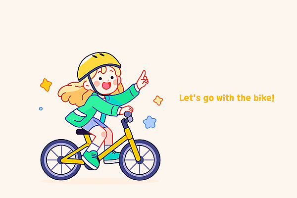 전신 여자 어린이 일러스트 한명 웃음 소녀 취미 반짝임 운동 자전거 가리킴 헬멧 즐거움 소녀한명만 카피스페이스 국내일러스트 AI파일 1 감정 모션 표정 건강 사람 손짓 바이크 공백 보호장비 여자한명만 소녀만 파일형식 벡터