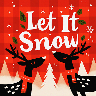 JPG 나무 크리스마스 두마리 겨울 패턴 일러스트 사슴 나뭇잎 눈꽃 사람없음 빨간색 목도리 루돌프 눈 눈송이 체크무늬 홀리데이 국내일러스트 AI일러스트 AI콘텐츠 자연요소 식물 잡화 계절 기념일 컬러 잎 2 무늬 포유류 날씨 휴가 눈_날씨 파일형식