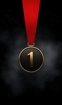 JPG 편집이미지 성공 사람없음 빛 어둠 우승 수상_상을받음 금메달 명예 시상식 편집실사 AI컴퓨터그래픽 AI콘텐츠 컨셉 최고 메달 CG 파일형식