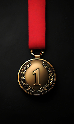 JPG 편집이미지 성공 사람없음 어둠 우승 수상_상을받음 금메달 명예 시상식 월계수 편집실사 AI컴퓨터그래픽 AI콘텐츠 컨셉 최고 메달 CG 파일형식