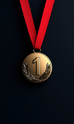 JPG 편집이미지 성공 사람없음 어둠 우승 수상_상을받음 금메달 명예 시상식 월계수 편집실사 AI컴퓨터그래픽 AI콘텐츠 컨셉 최고 메달 CG 파일형식