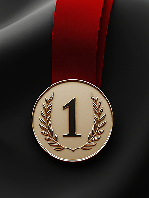 JPG 편집이미지 성공 사람없음 어둠 우승 수상_상을받음 광택 금메달 명예 시상식 월계수 편집실사 AI컴퓨터그래픽 AI콘텐츠 컨셉 최고 메달 CG 파일형식