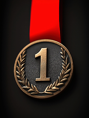 JPG 편집이미지 성공 사람없음 어둠 우승 수상_상을받음 금메달 명예 시상식 월계수 편집실사 AI컴퓨터그래픽 AI콘텐츠 컨셉 최고 메달 CG 파일형식