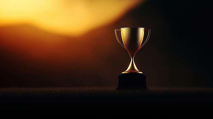 JPG 편집이미지 성공 사람없음 빛 노을 어둠 금색 우승 수상_상을받음 황금 트로피 명예 시상 시상식 영광군 편집실사 AI컴퓨터그래픽 AI콘텐츠 자연요소 컬러 컨셉 최고 전라남도 상_우승 CG 파일형식