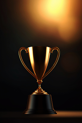 JPG 편집이미지 성공 사람없음 빛 어둠 금색 우승 수상_상을받음 황금 트로피 명예 시상 시상식 영광군 편집실사 AI컴퓨터그래픽 AI콘텐츠 컬러 컨셉 최고 전라남도 상_우승 CG 파일형식