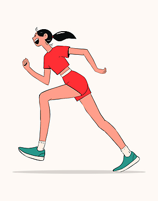 여자 인물캐릭터 스포츠 일러스트 건강 한명 웃음 성인 빨간색 달리기 운동 헬스 에너지 즐거움 러닝 엘리먼트 성인여자한명만 일러캐릭터 AI파일 캐릭터 1 감정 컬러 모션 표정 사람 여자한명만 성인여자만 파일형식 벡터