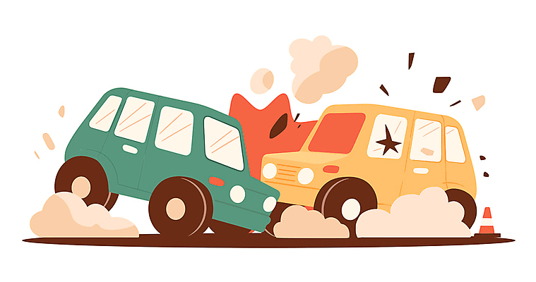 교통 일러스트 자동차 사람없음 연기 파편 충돌 교통사고 충격 두대 칼라콘 국내일러스트 AI파일 육상교통 2 안전장비 사건 파일형식 벡터