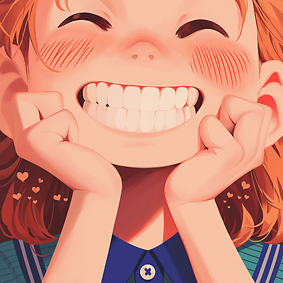 JPG 여자 얼굴 어린이 분홍색 일러스트 한명 웃음 손짓 소녀 턱괴기 하트 입 치아 활기 홍조 소녀한명만 해맑음 국내일러스트 AI일러스트 AI콘텐츠 모양 1 컬러 컨셉 모션 표정 사람 신체부위 소화기관 증상 여자한명만 소녀만 파일형식