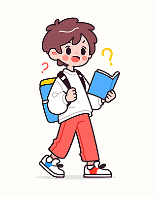 전신 남자 어린이 인물캐릭터 생각 가방 일러스트 상상 한명 들기 소년 책 캐주얼 독서 물음표 잡기 읽기 호기심 소년한명만 일러캐릭터 AI파일 캐릭터 1 기호 잡화 옷 감정 컨셉 모션 사람 남자한명만 소년만 파일형식 벡터