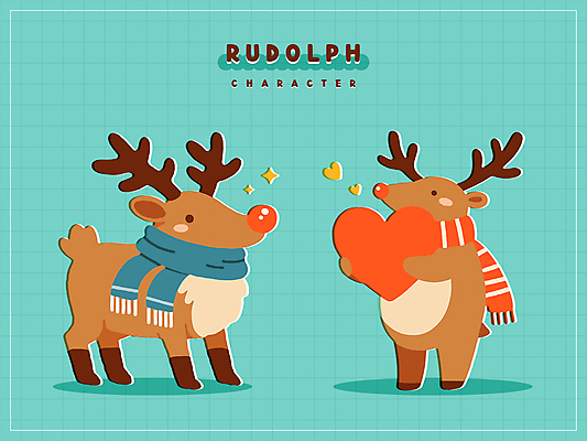 기념일 별 스티커 크리스마스 일러스트 사슴 그림자 들기 사람없음 초록색 반짝임 갈색 귀여움 목도리 루돌프 하트 홀리데이 일러캐릭터 AI파일 자연요소 모양 캐릭터 잡화 컬러 컨셉 포유류 모션 휴가 이벤트 파일형식 벡터