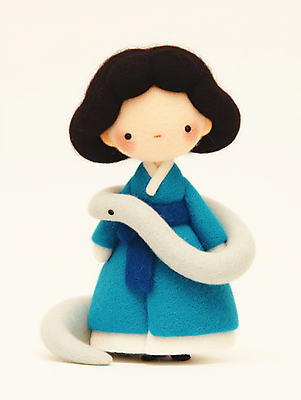 JPG 편집이미지 전통 여자 새해 한명 성인 파란색 귀여움 뱀띠 뱀 한복 성인여자한명만 2025년 을사년 편집실사 푸른뱀 AI컴퓨터그래픽 AI콘텐츠 1 한국전통 컬러 컨셉 파충류 사람 십이지신 전통의상 연도 CG 여자한명만 성인여자만 파일형식