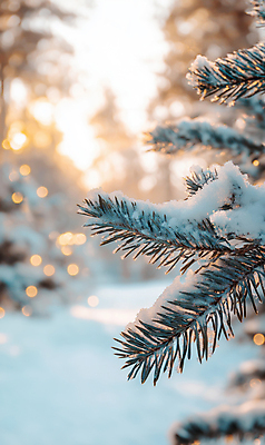 JPG 편집이미지 설경 겨울 사람없음 햇빛 노란색 나뭇가지 눈 소나무 숲 보케 솔잎 눈덮임 편집실사 AI포토 AI콘텐츠 자연요소 나무 계절 컬러 컨셉 잎 날씨 풍경 태양 CG 파일형식