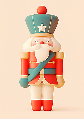 전신 PSD 편집이미지 할아버지 노년 남자 인형 유니폼 크리스마스 한명 빨간색 병정 호두까기인형 노인남자한명만 편집3D 1 옷 기념일 컬러 사람 성인 3D 목각인형 남자한명만 노인남자만 파일형식