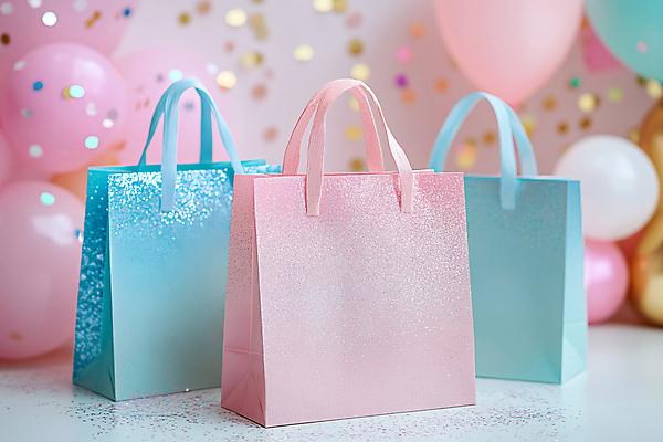 JPG 편집이미지 부부 분홍색 사람없음 파란색 쇼핑백 파티 임신 자녀 축하 디지털합성 꽃가루 풍선 성별 젠더 편집실사 AI포토 AI콘텐츠 커플 컬러 컨셉 가방 이벤트 가루 CG 파일형식