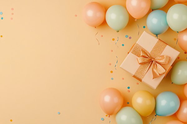 JPG 편집이미지 부부 사람없음 선물상자 파티 주황색 임신 자녀 축하 디지털합성 꽃가루 풍선 성별 카피스페이스 젠더 편집실사 AI포토 AI콘텐츠 커플 컬러 컨셉 선물 이벤트 상자 공백 가루 CG 파일형식