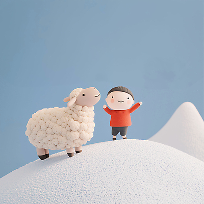 JPG 편집이미지 남자 기독교 어린이 한명 미소 소년 귀여움 만세 양 동산 소년한명만 편집실사 AI포토 AI콘텐츠 1 종교 컨셉 포유류 모션 표정 사람 CG 남자한명만 소년만 파일형식