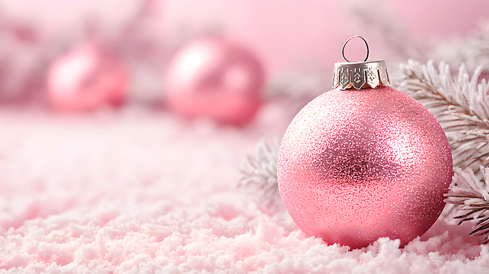 기념일 컬러 잎 크리스마스장식 크리스마스 CG 파일형식 AI콘텐츠 사람없음 장식 분홍색 JPG 편집이미지 편집실사 솔잎 크리스마스트리 오너먼트 AI포토