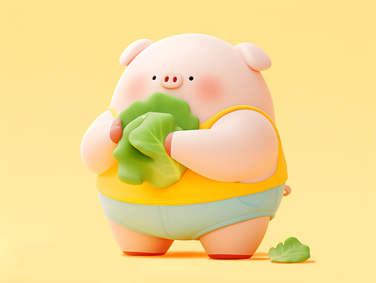 PSD 편집이미지 다이어트 들기 사람없음 운동복 양상추 돼지캐릭터 편집3D 옷 동물캐릭터 채소 모션 건강 3D 돼지 파일형식