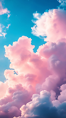 JPG 구름 편집이미지 분홍색 자연 하늘 풍경 사람없음 편안함 감성 편집실사 AI포토 AI콘텐츠 자연요소 컬러 컨셉 감각 CG 생태계 파일형식