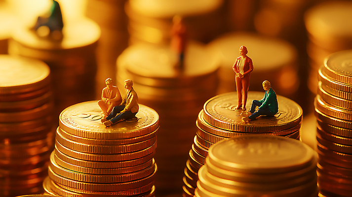 JPG 전신 편집이미지 여자 남자 비즈니스 여러명 성인 아웃포커스 동전 피규어 직장인 비즈니스맨 비즈니스우먼 금화 성인만 편집실사 AI포토 AI콘텐츠 직업 다수 돈 촬영기법 사람 미니어처 황금 CG 파일형식