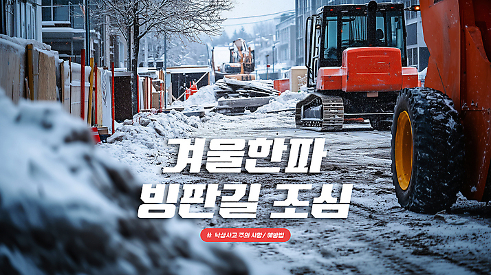 PSD 편집이미지 겨울 사람없음 건설현장 추위 예방 안전수칙 빙판 빙판길 주의사항 해시태그 카드뉴스 한파주의보 이미지편집 계절 길 건설업 주의 안전 자연재해 특수문자 파일형식